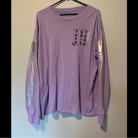 Retro Look Original Use Future Vibes Long Sleeve Tee - Picture 2 of 4